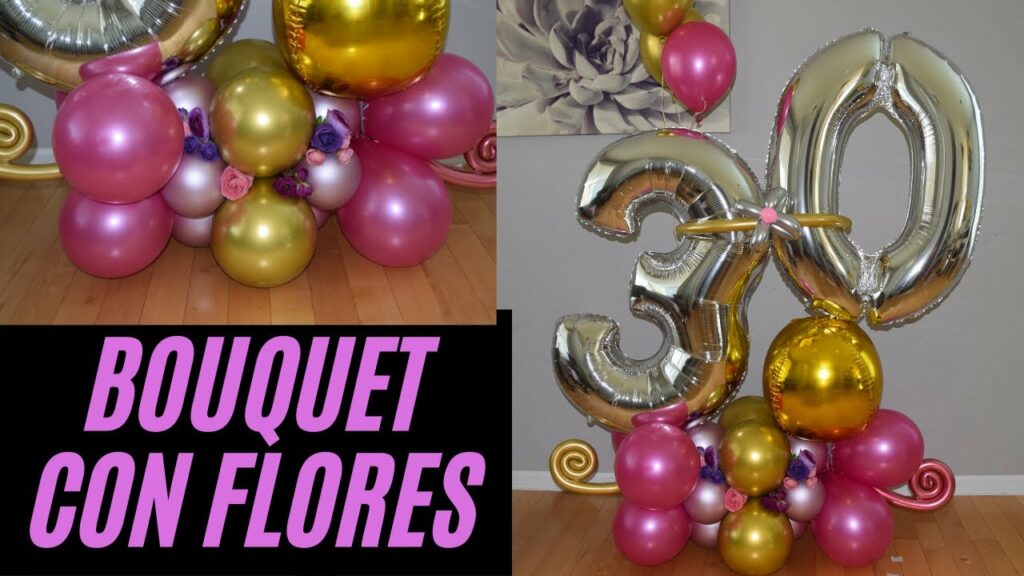 Increíbles ideas para la decoración con globos en tu fiesta de 30 años